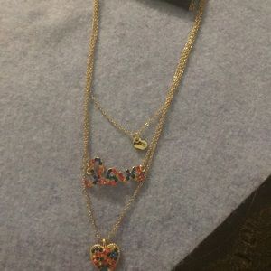 Gold layered necklace